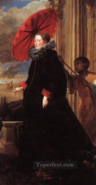 Marchesa Elena Grimaldi Baroque court painter Anthony van Dyck Oil Paintings